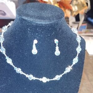 Park Lane Silver and Crystal Necklace Set